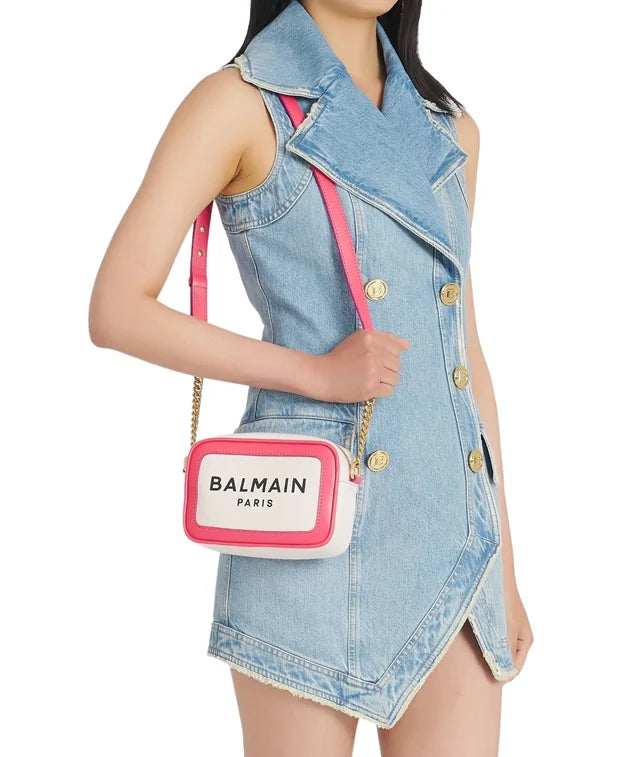 BALMAIN BORSA A MANO COLORE ROSA