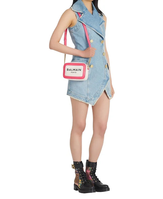 BALMAIN BORSA A MANO COLORE ROSA